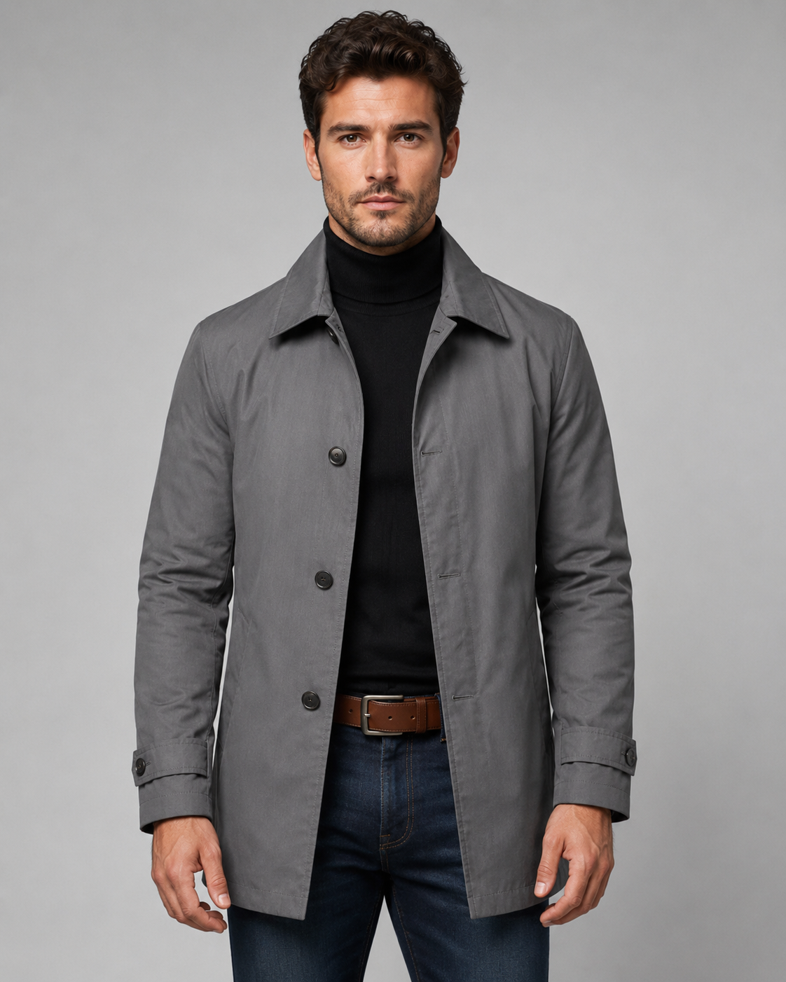 Kacob | Men's Long Car Coat