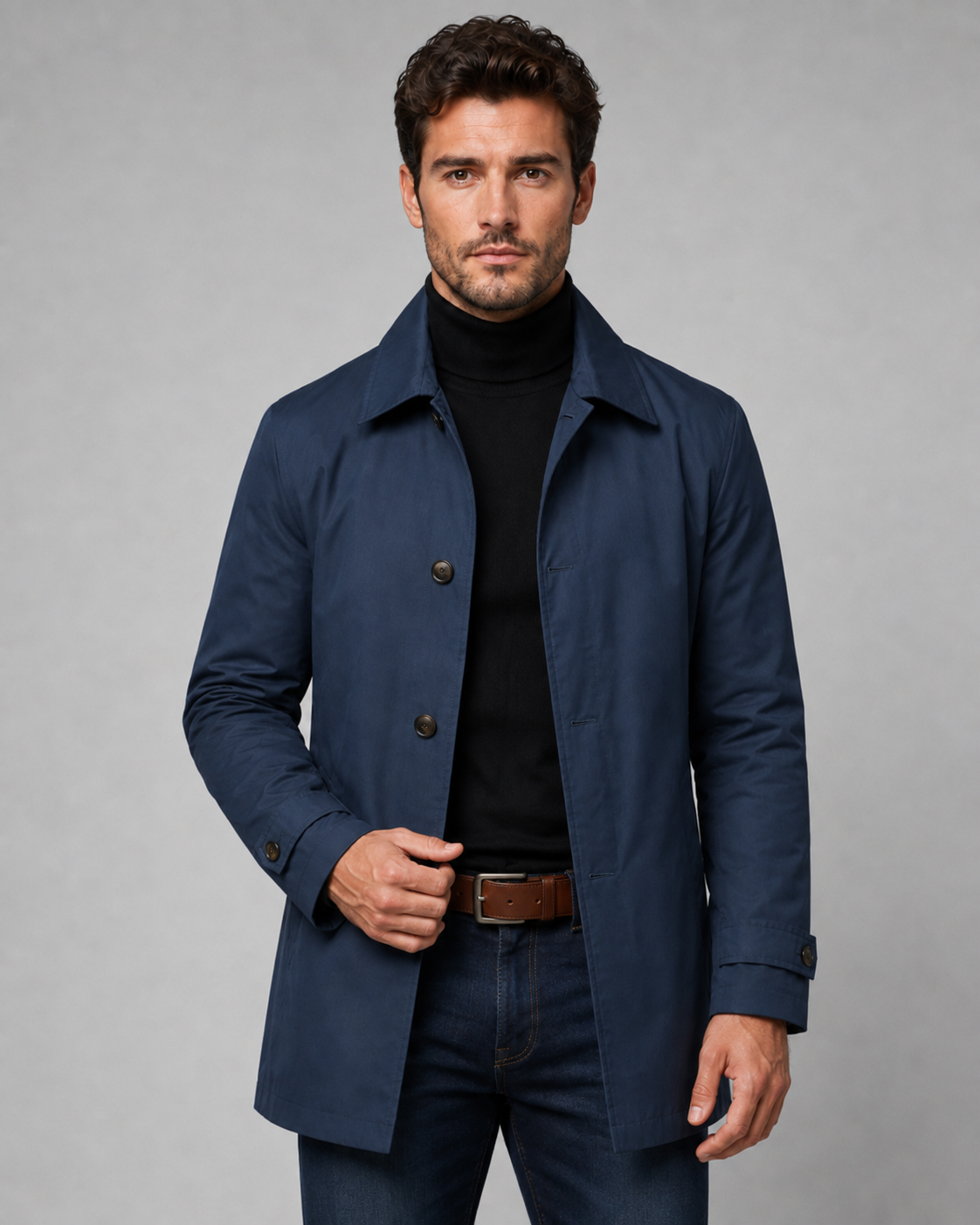 Kacob | Men's Long Car Coat