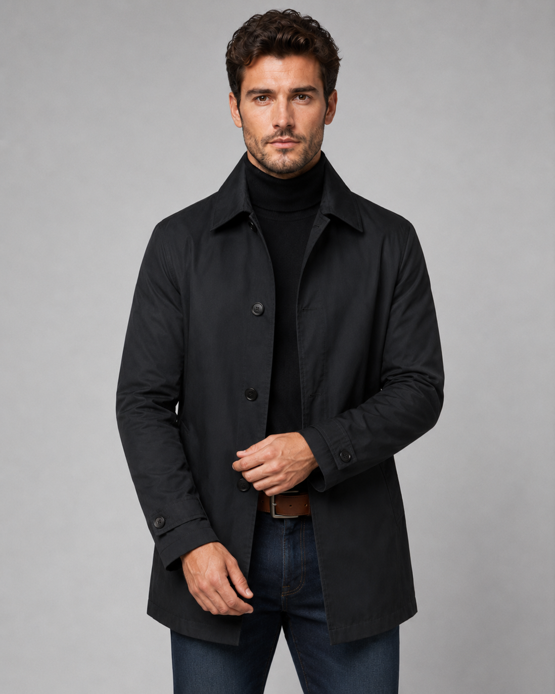 Kacob | Men's Long Car Coat