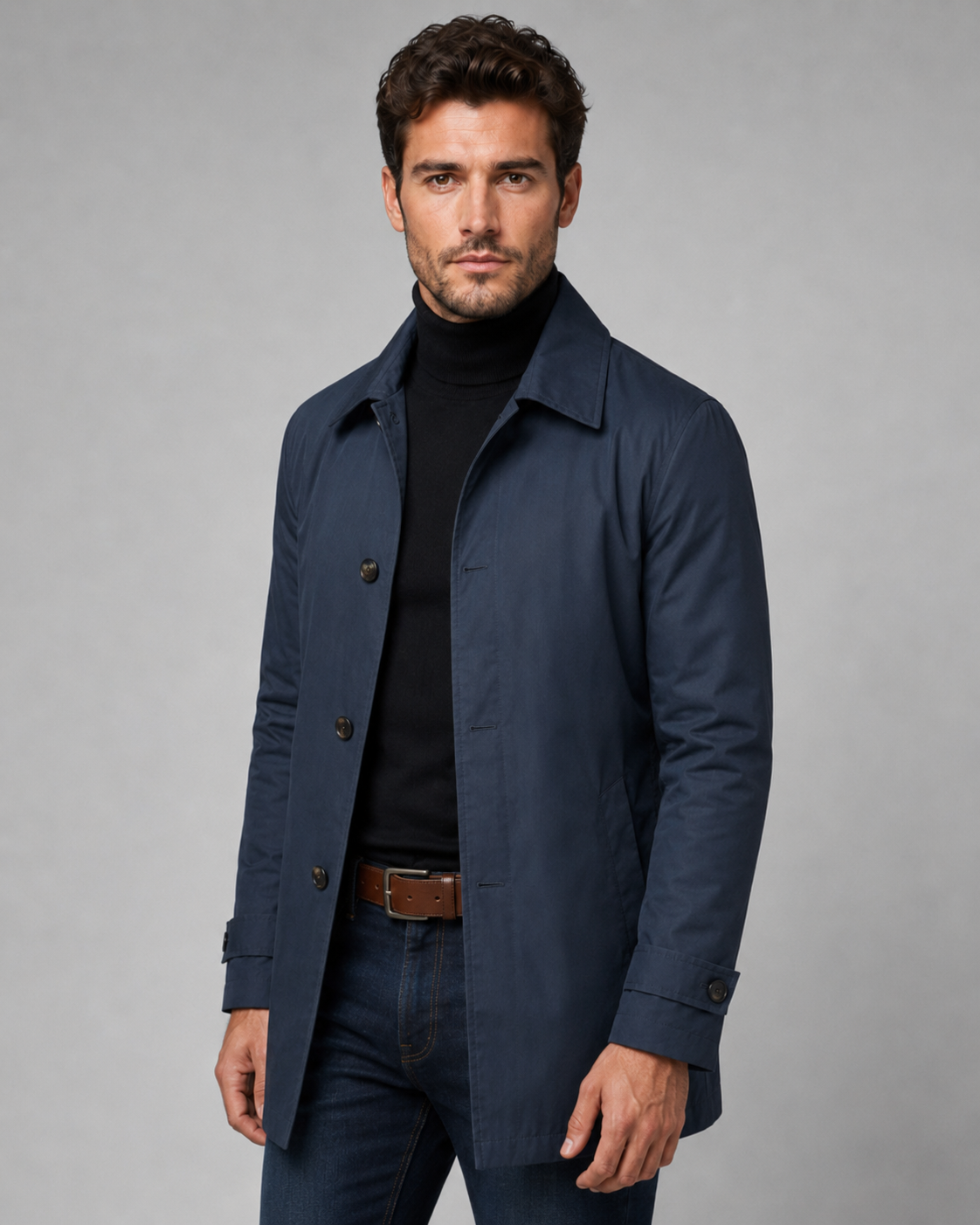 Kacob | Men's Long Car Coat