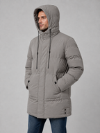 Kacob | Men's Longline Hooded Padded Parka
