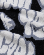 Kacob | Men's Oversized Drop Shoulder Graphic Knit Jumper