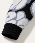 Kacob | Men's Oversized Drop Shoulder Graphic Knit Jumper