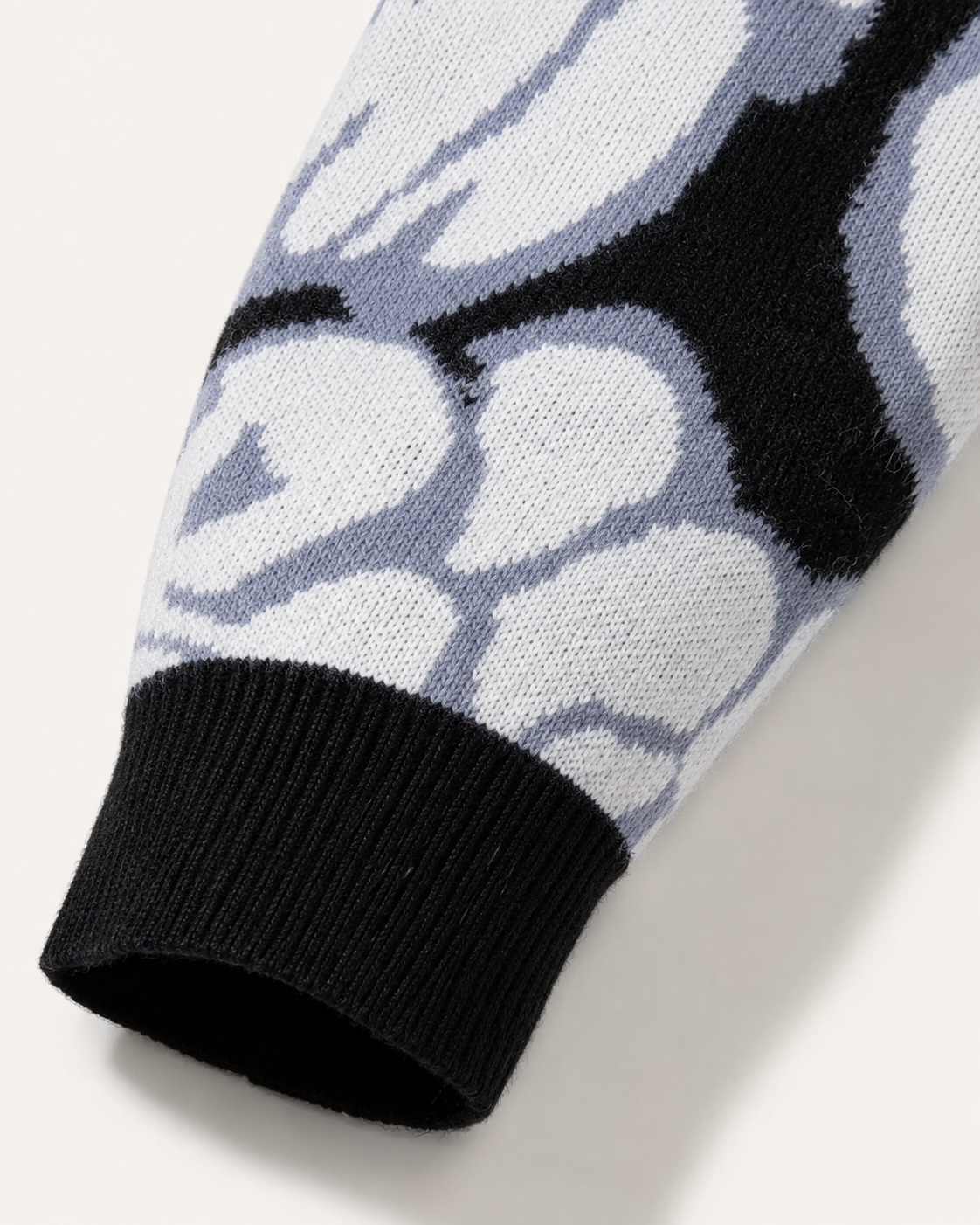 Kacob | Men's Oversized Drop Shoulder Graphic Knit Jumper