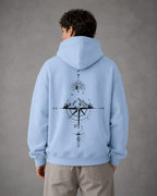 Kacob | Men's Oversized Front and Back Print Hoodie