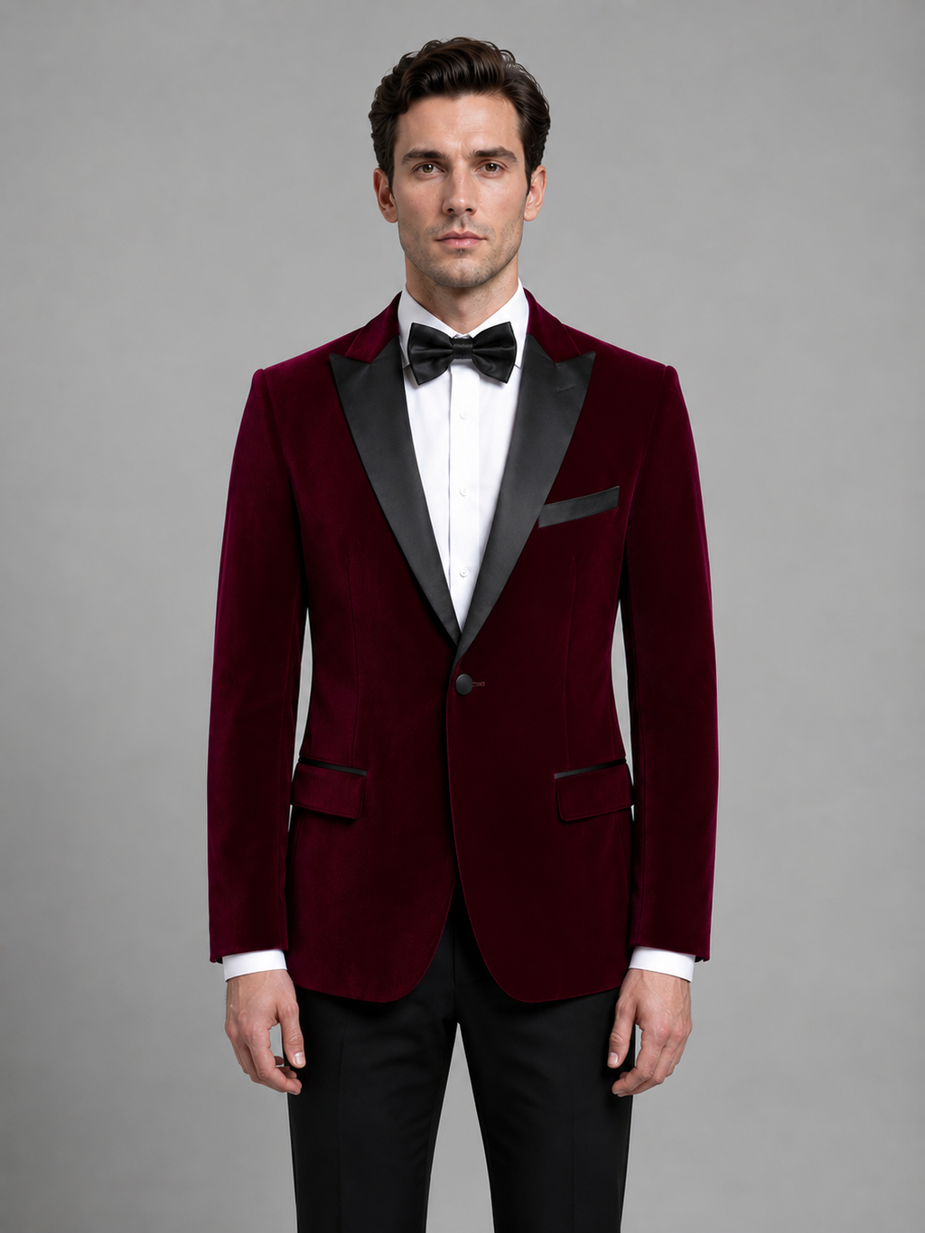 Kacob | Men's Peak Lapel Tuxedo Dinner Blazer