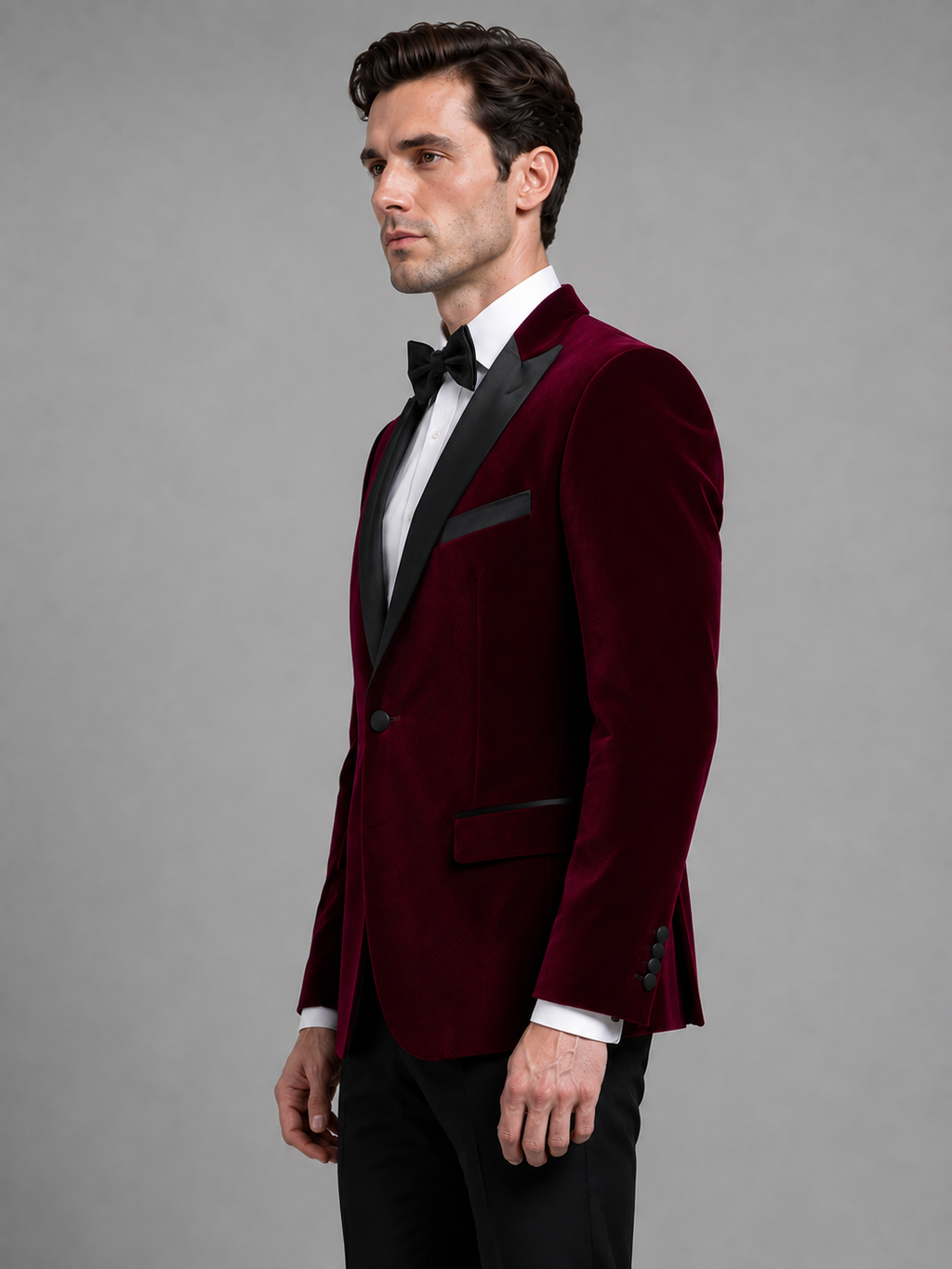 Kacob | Men's Peak Lapel Tuxedo Dinner Blazer