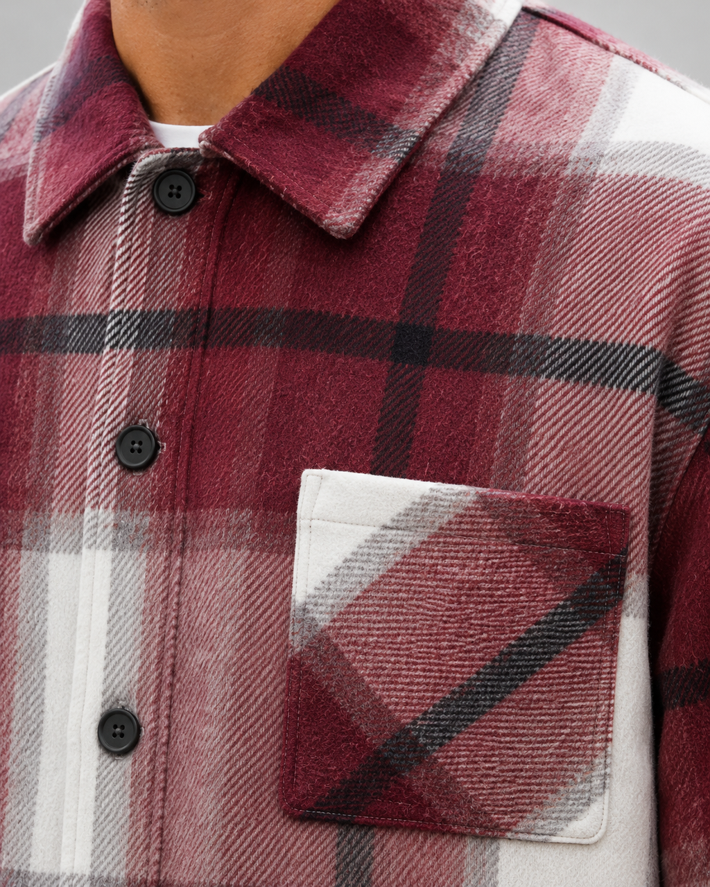 Kacob | Men's Plaid Flannel Overshirt