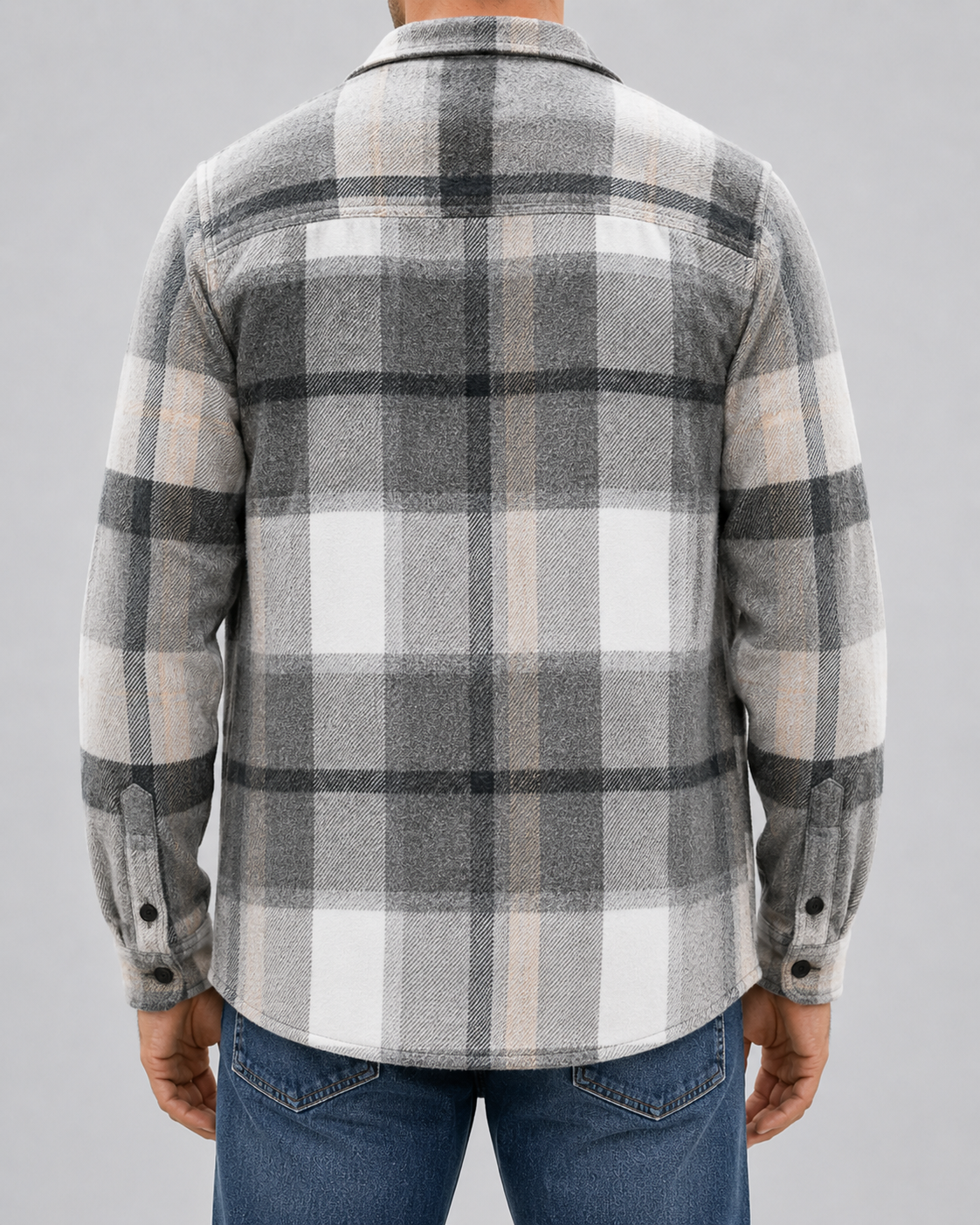 Kacob | Men's Plaid Flannel Overshirt