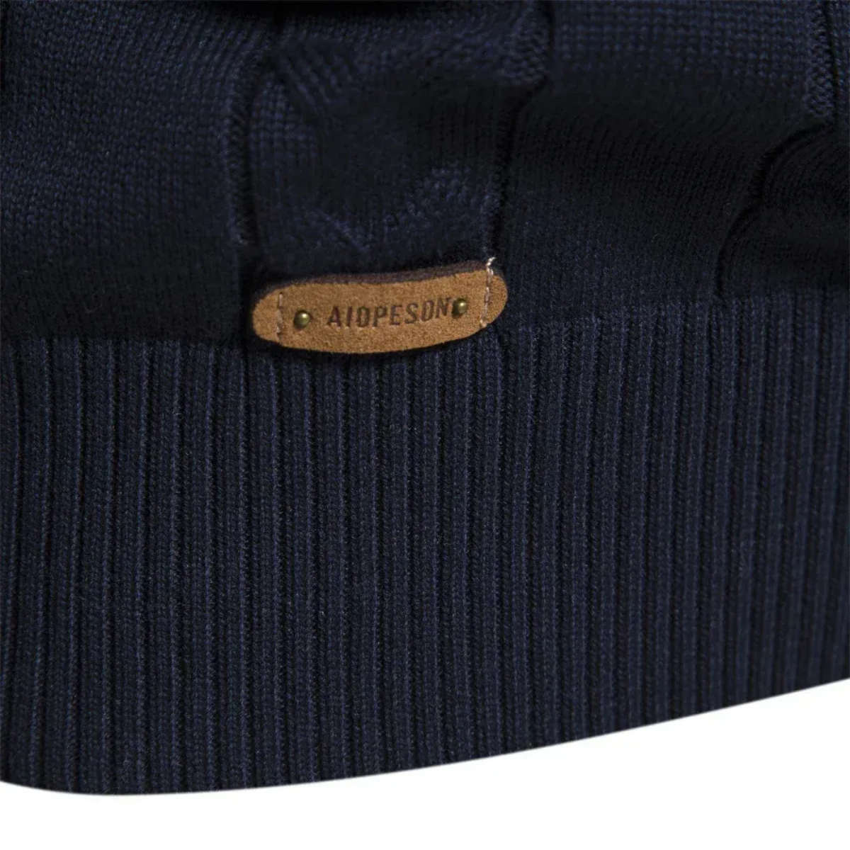 Kacob | Men's Quarter-Zip Tailored Cardigan