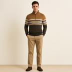 Kacob | Men's Quarter-Zip Tailored Cardigan