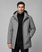 Kacob | Men's Quilted Lined Hooded Parka