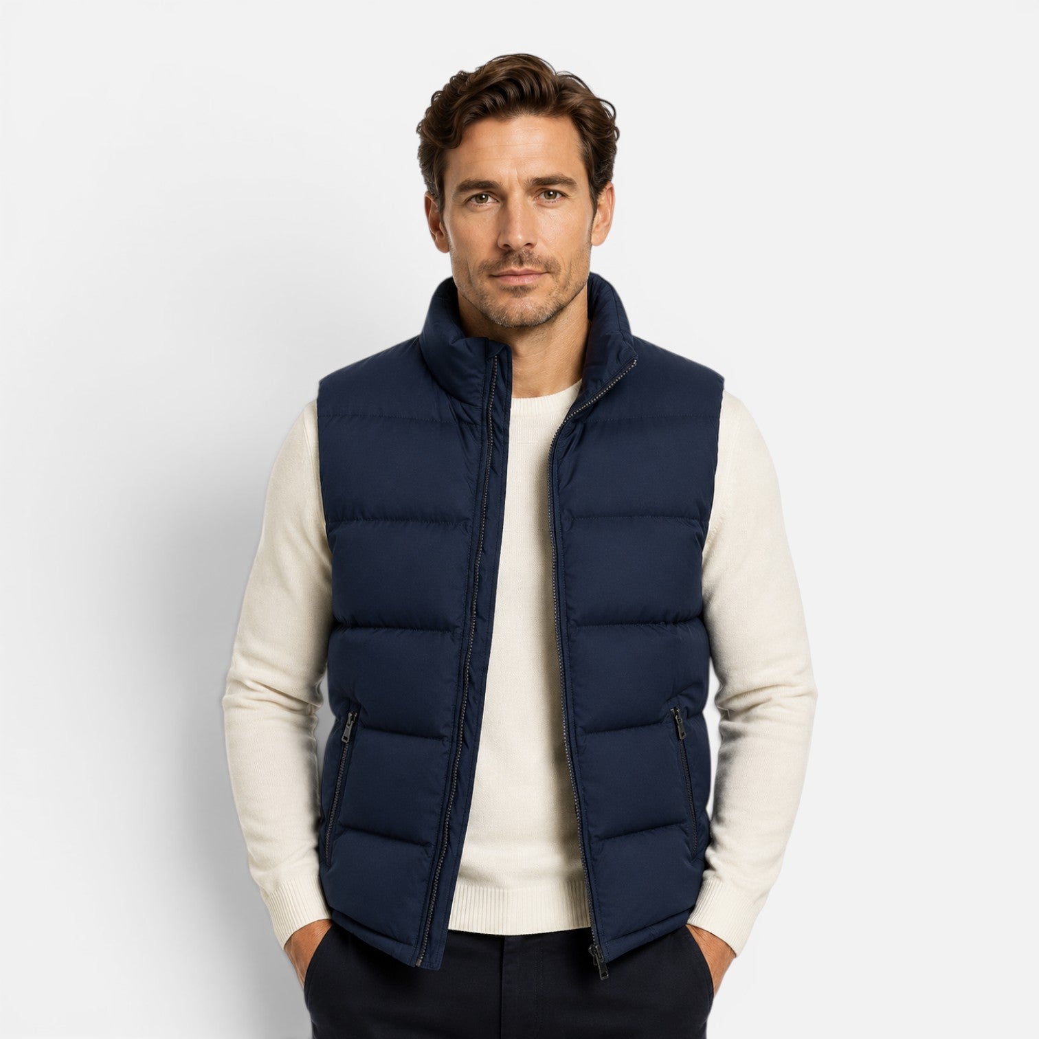 Kacob | Men's Quilted Puffer Gilet