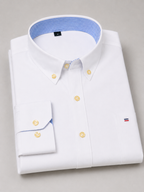 Kacob | Men's Regular Fit Long Sleeve Dress Shirt