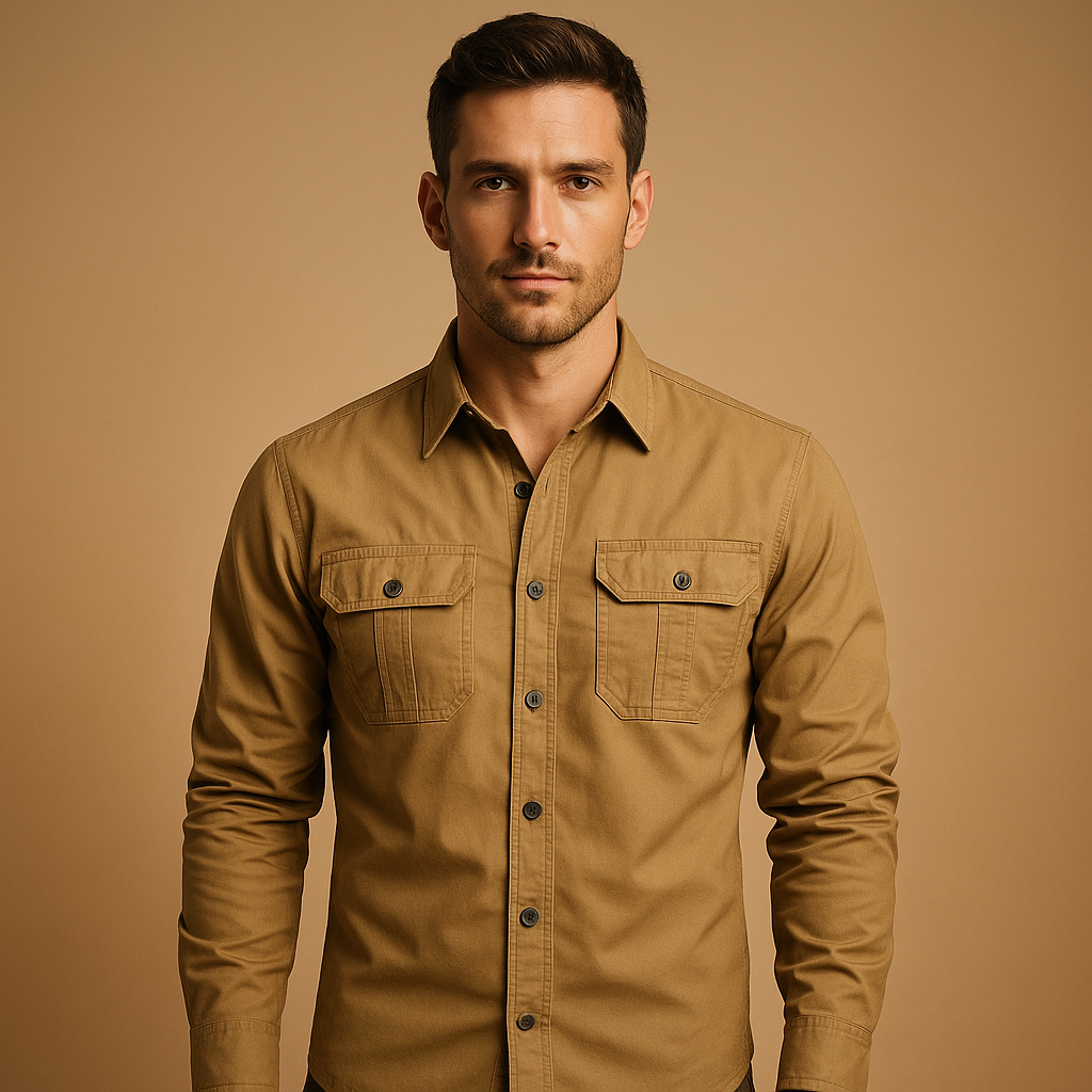 Kacob | Men's Relaxed Fit Pocket Jumper