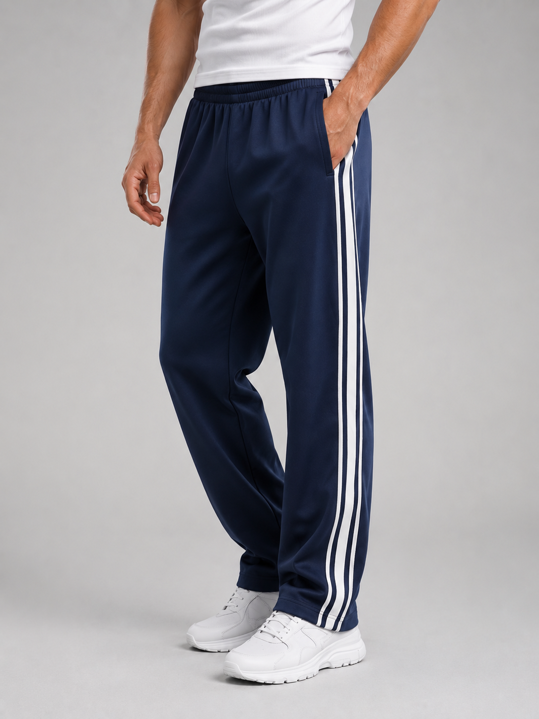 Kacob | Men's Relaxed Fit Pocket Track Pants