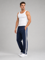Kacob | Men's Relaxed Fit Pocket Track Pants