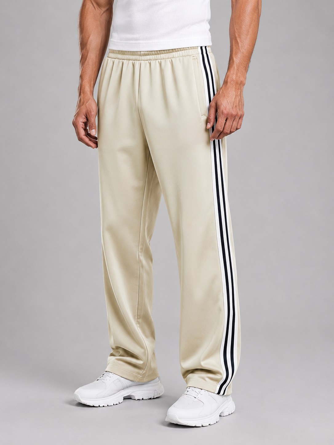 Kacob | Men's Relaxed Fit Pocket Track Pants
