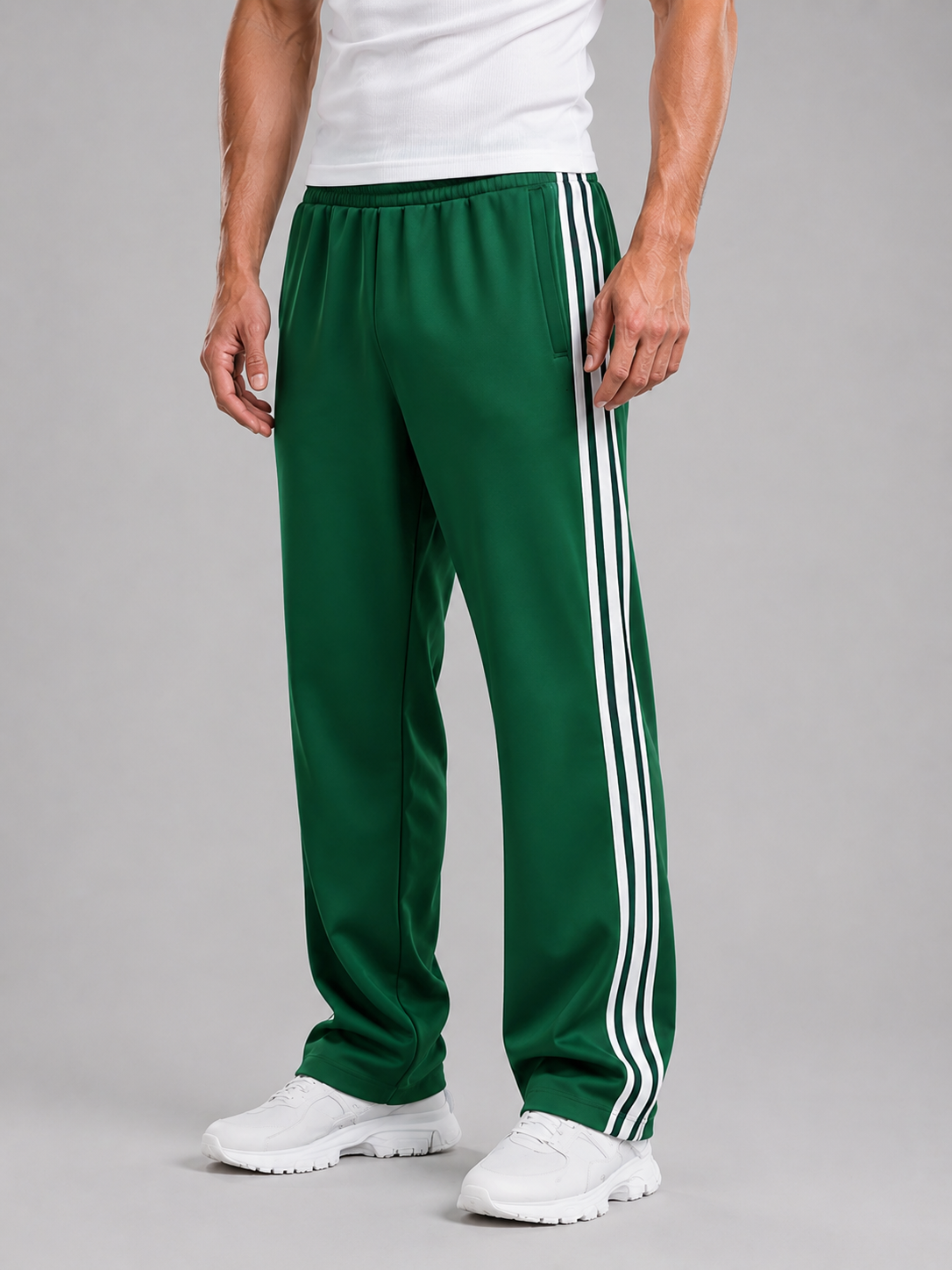 Kacob | Men's Relaxed Fit Pocket Track Pants
