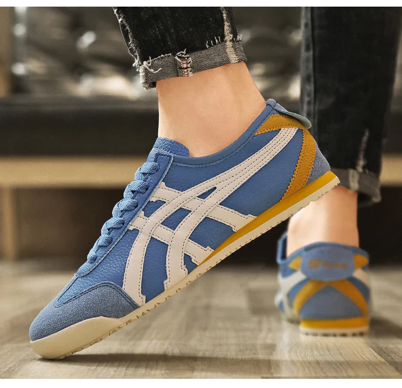 Men's Retro Runner Trainers with Contrast Stripes