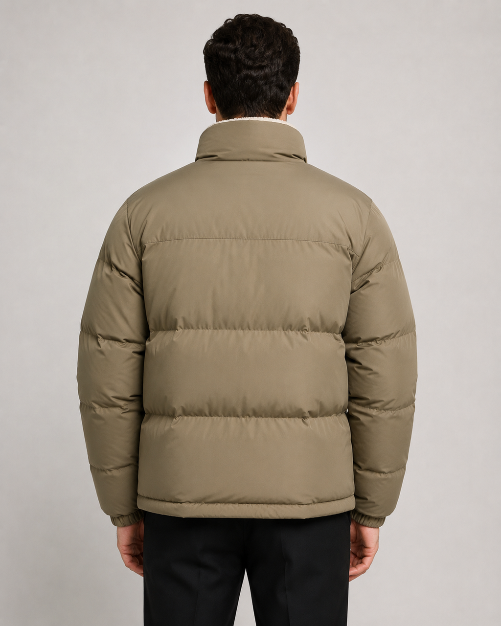 Kacob | Men's Reversible Sherpa Puffer Jacket