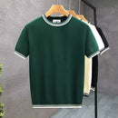 Kacob | Men's Ribbed Trim Crew Neck Jumper