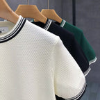 Kacob | Men's Ribbed Trim Crew Neck Jumper