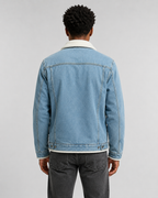 Kacob | Men's Sherpa Lined Denim Trucker Jacket