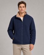 Kacob | Men's Sherpa Lined Fleece Jacket