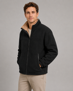 Kacob | Men's Sherpa Lined Fleece Jacket
