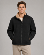 Kacob | Men's Sherpa Lined Fleece Jacket