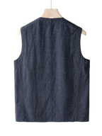 Kacob | Men's Sleeveless Button-Front Vest