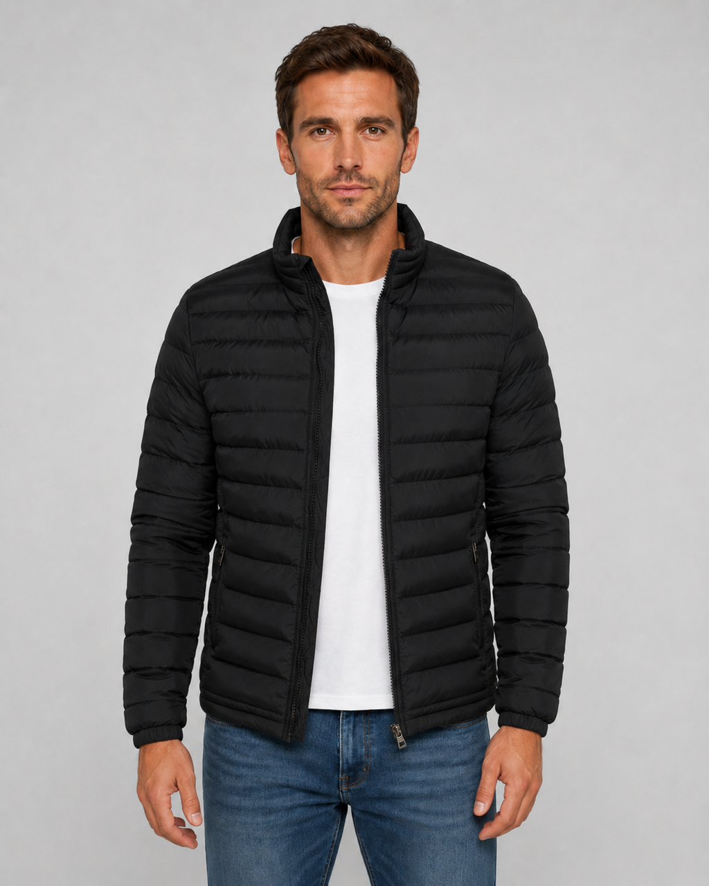Kacob | Men's Stand Collar Puffer Jacket