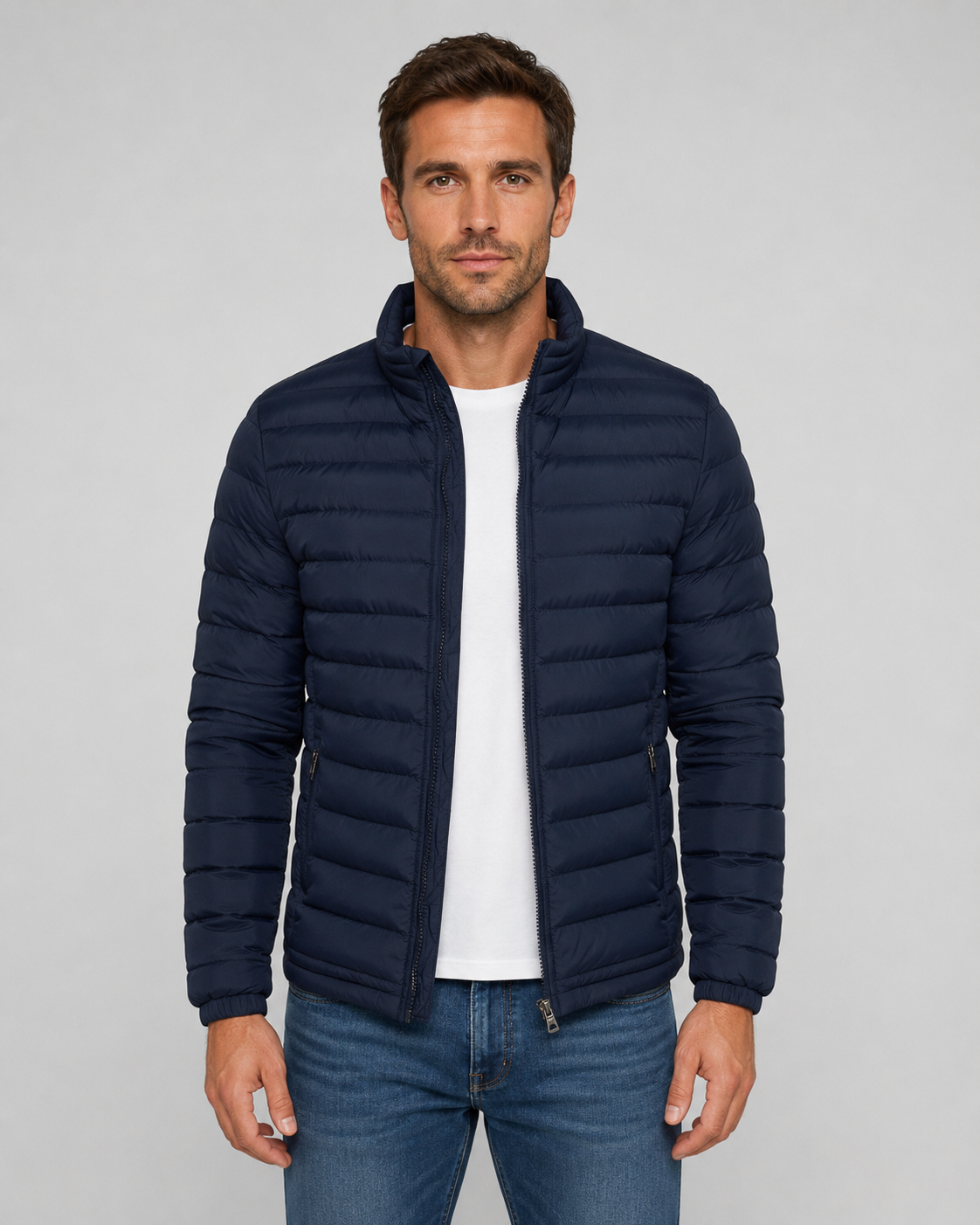 Kacob | Men's Stand Collar Puffer Jacket