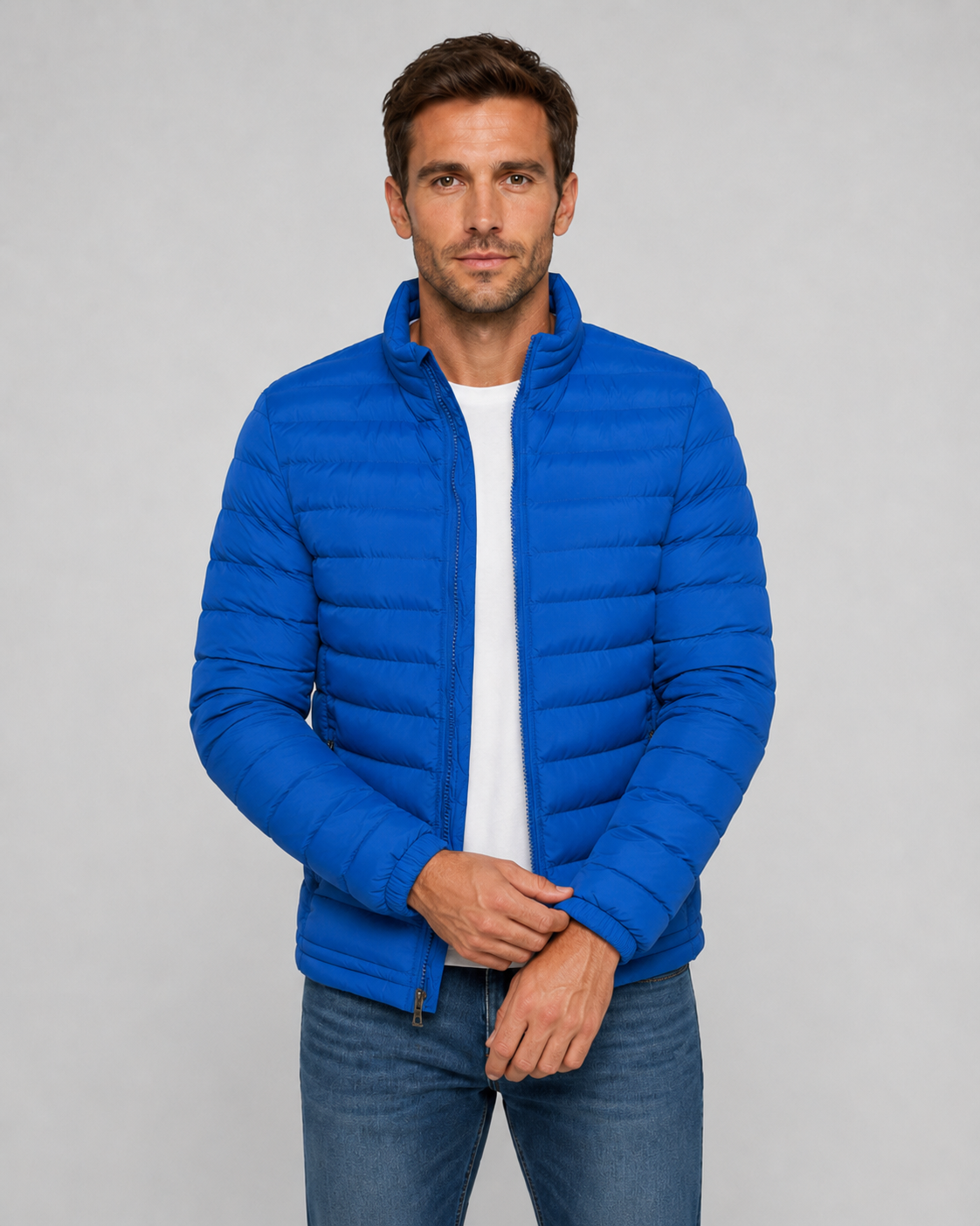 Kacob | Men's Stand Collar Puffer Jacket