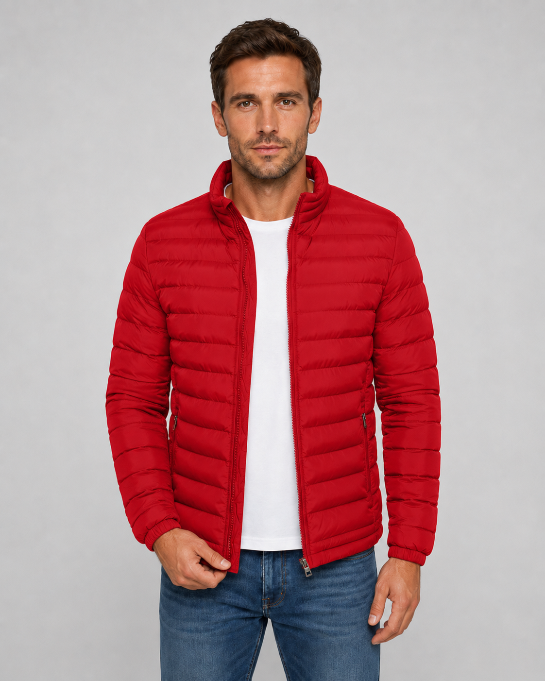 Kacob | Men's Stand Collar Puffer Jacket