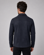 Kacob | Men's Suede-Look Overshirt Jacket