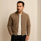 Kacob | Men's Suede Zip Tailored Jacket