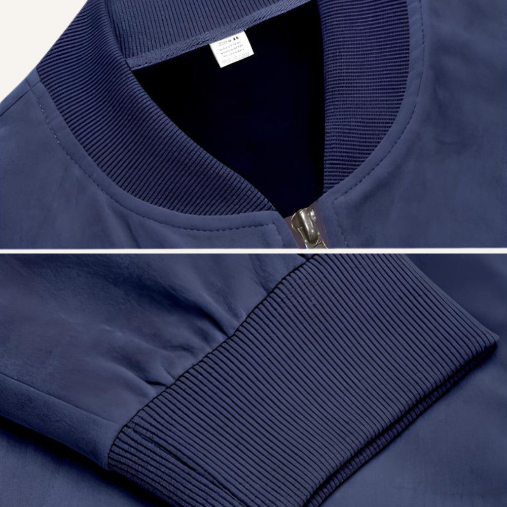 Kacob | Men's Suede Zip Tailored Jacket