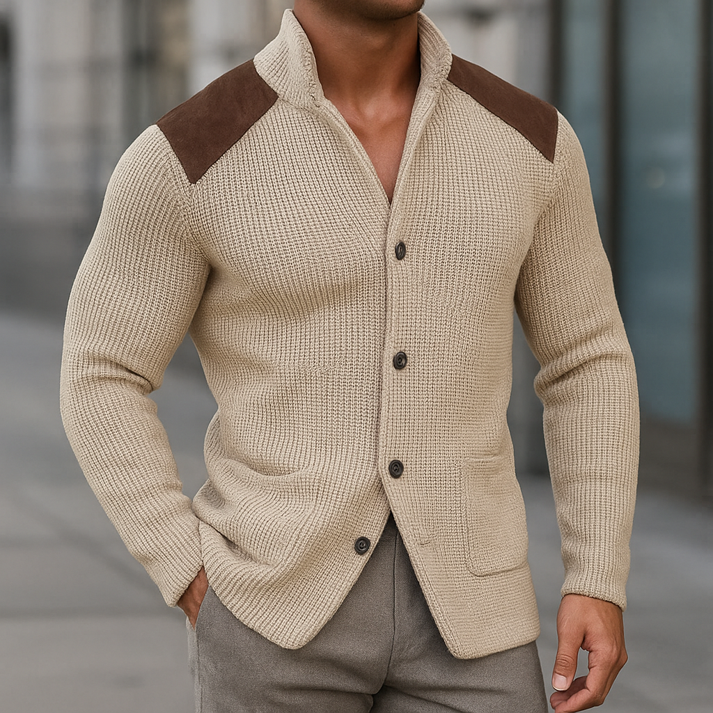 Kacob | Men's Tailored Winter Button Pocket Blazer