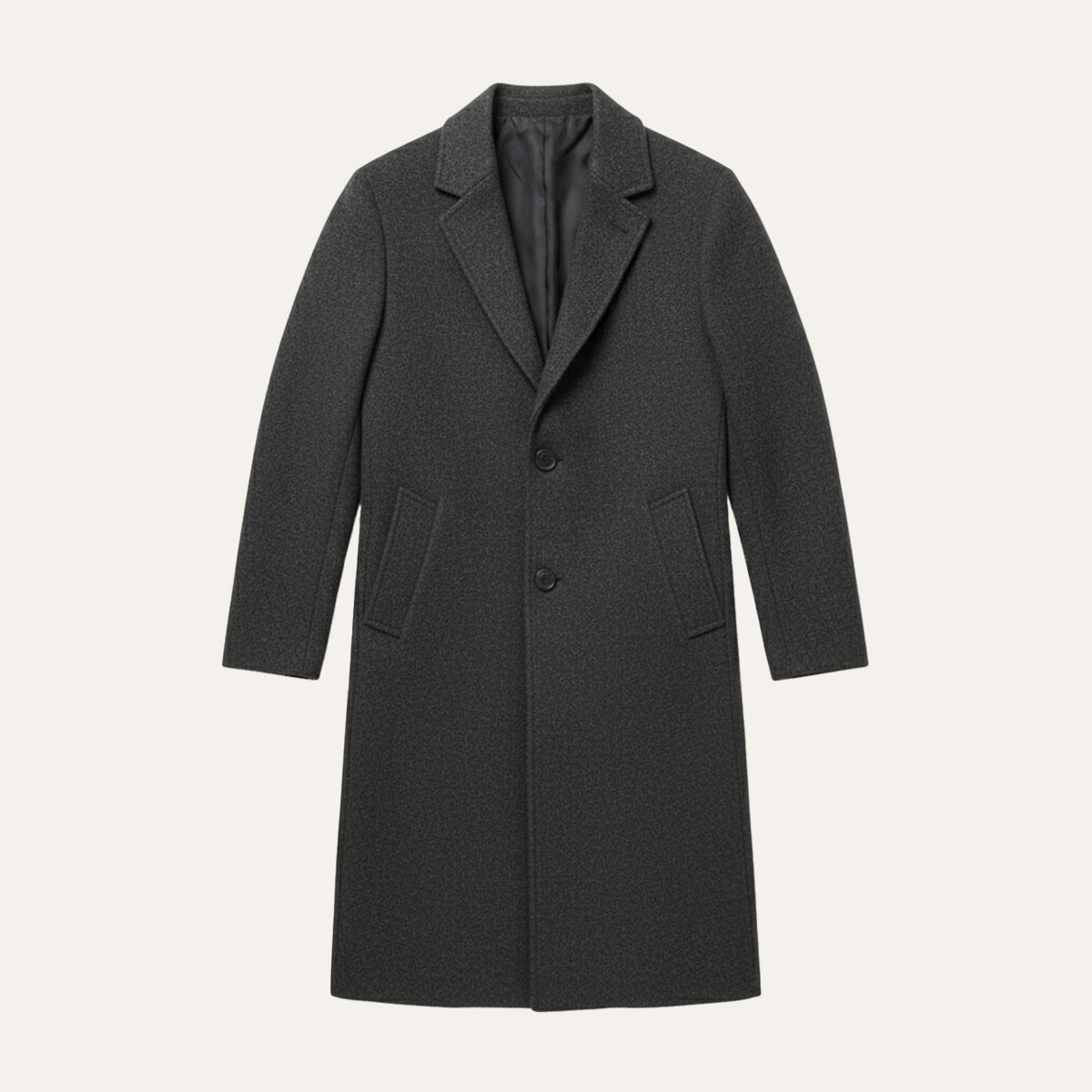 Kacob | Men's Tailored Winter Pocket Longline Coat