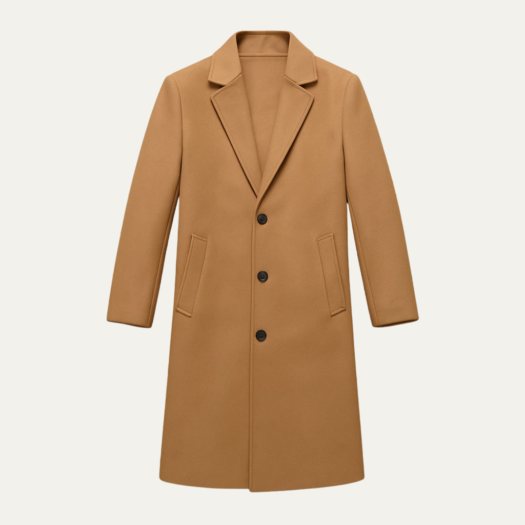 Kacob | Men's Tailored Winter Pocket Longline Coat
