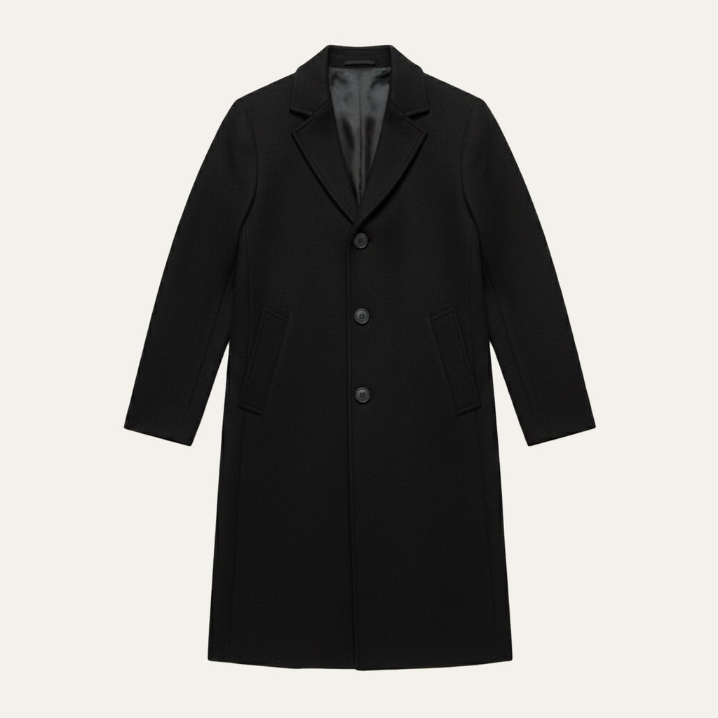 Kacob | Men's Tailored Winter Pocket Longline Coat