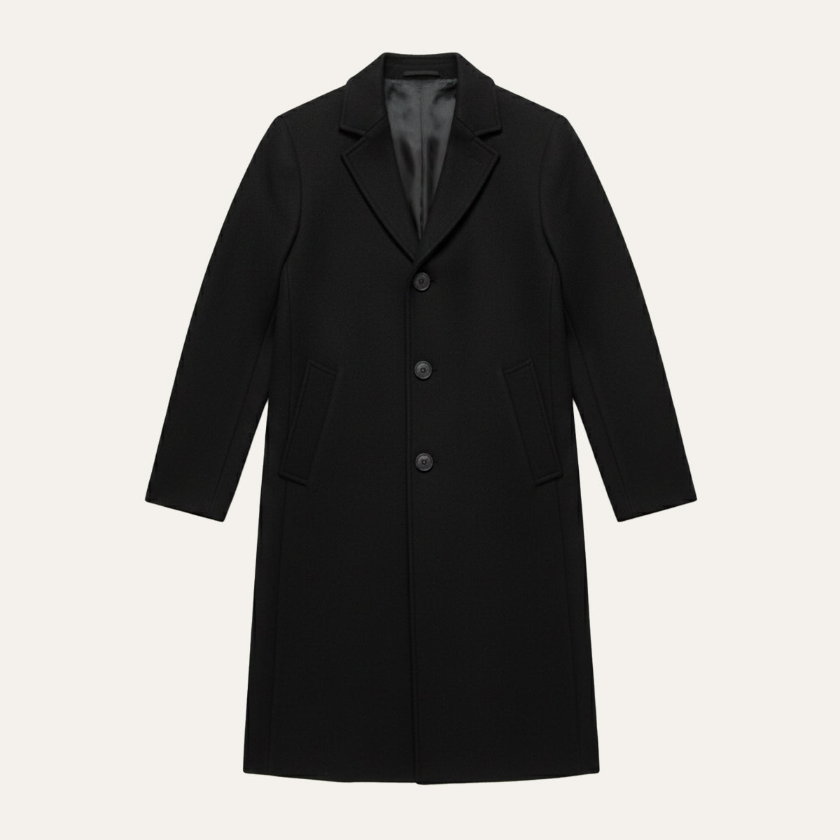 Kacob | Men's Tailored Winter Pocket Longline Coat