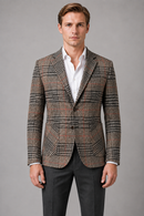 Kacob | Men's Textured Tailored Smart Casual Blazer
