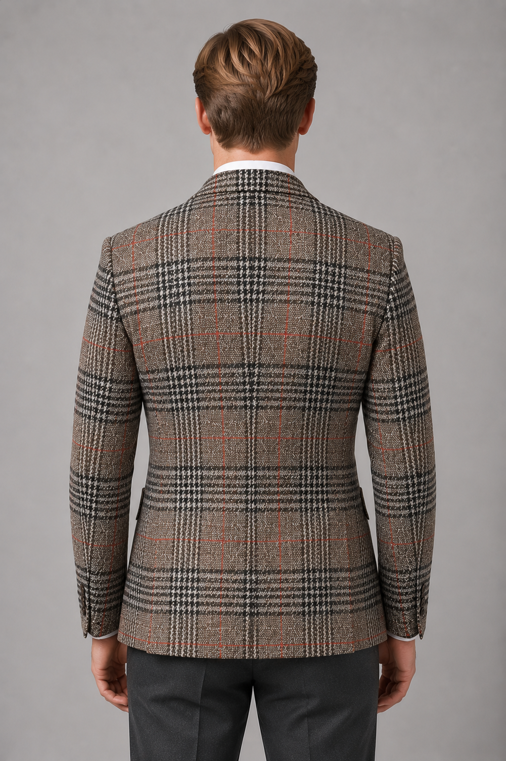 Kacob | Men's Textured Tailored Smart Casual Blazer