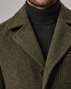 Kacob | Men's Textured Two Button Blazer