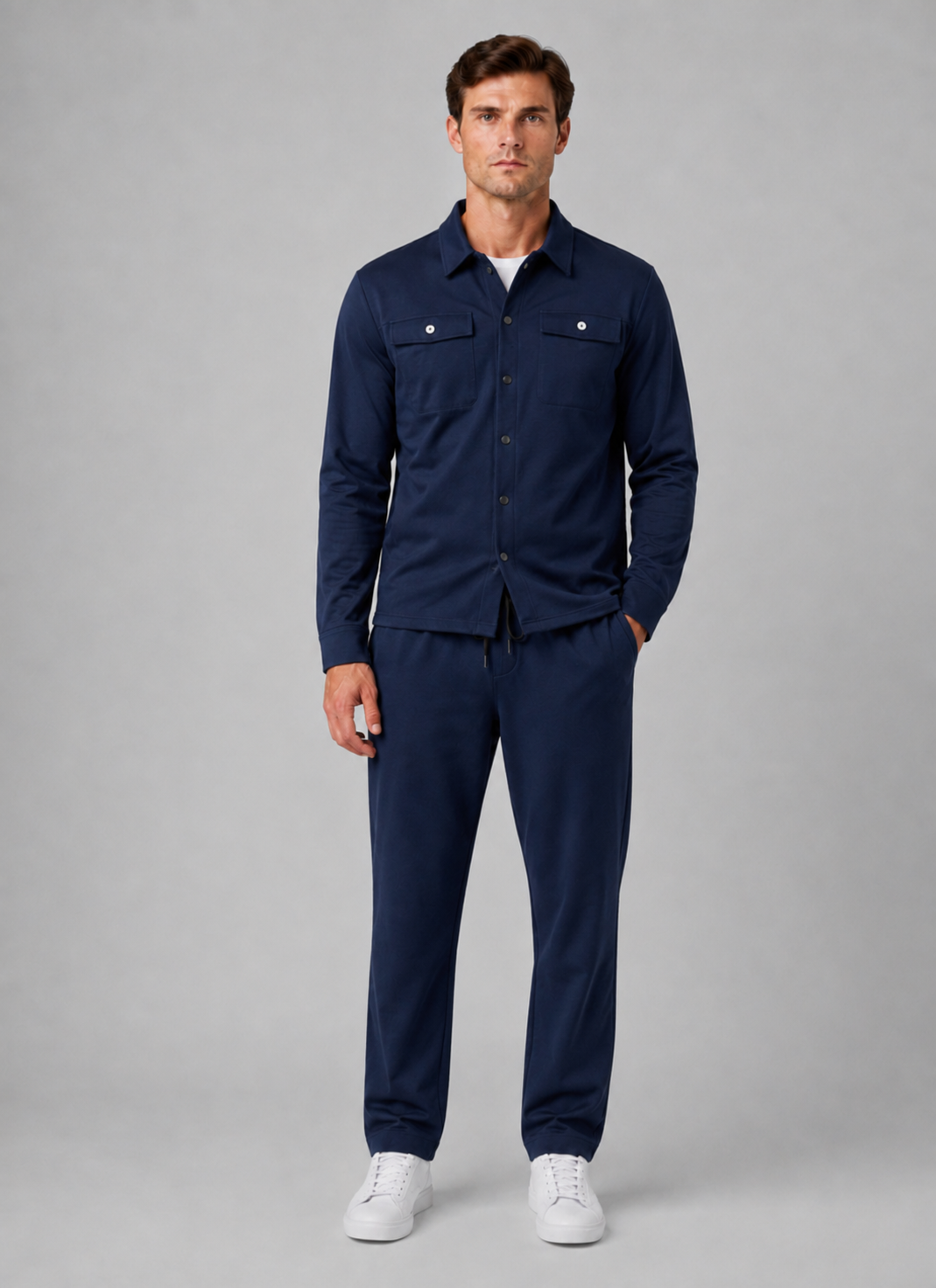 Kacob | Men's Two-Piece Overshirt & Trousers Co-Ord Set