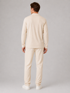 Kacob | Men's Two-Piece Quarter-Zip Polo & Trousers Set