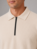 Kacob | Men's Two-Piece Quarter-Zip Polo & Trousers Set